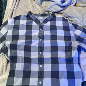 Modern Amusement Gray Button Down Shirt